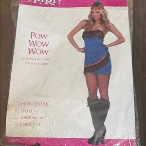 Spirit Blue and Brown Costume with Headband